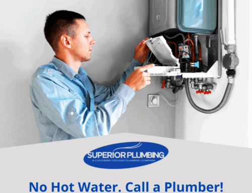 No Hot Water. Call a Plumber!