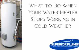 what to do when your water heater stops working in cold weather