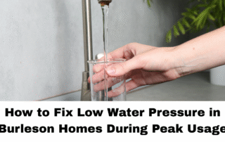 How to Fix Low Water Pressure in Burleson Homes During Peak Usage