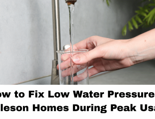 How to Fix Low Water Pressure in Burleson Homes During Peak Usage