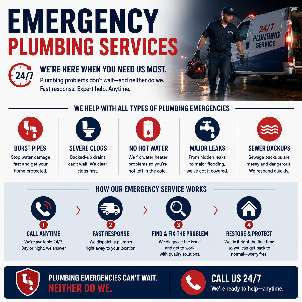 emergency plumbing services
