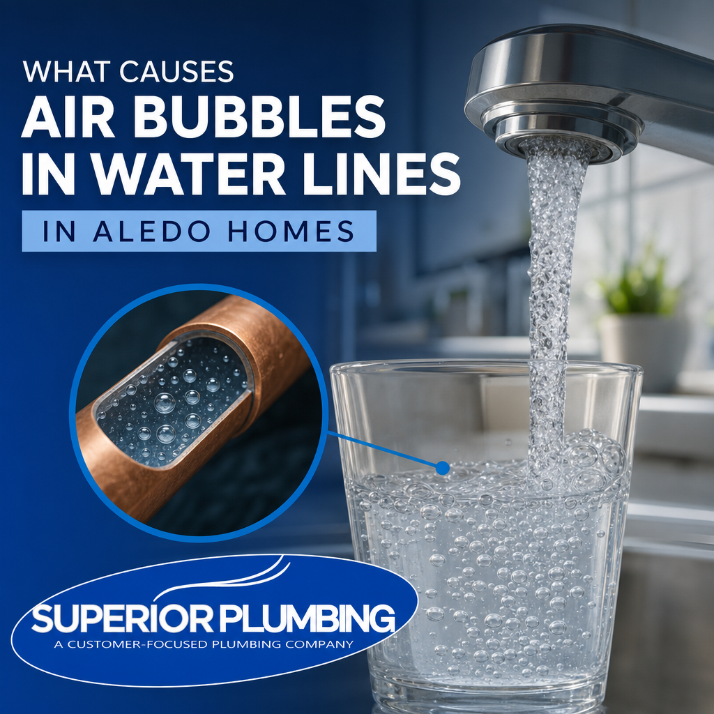 What Causes Air Bubbles In Water Lines In Aledo Homes