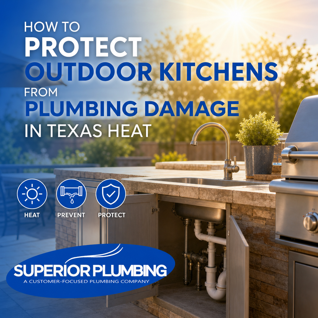 How To Protect Outdoor Kitchens From Plumbing Damage In Texas Heat