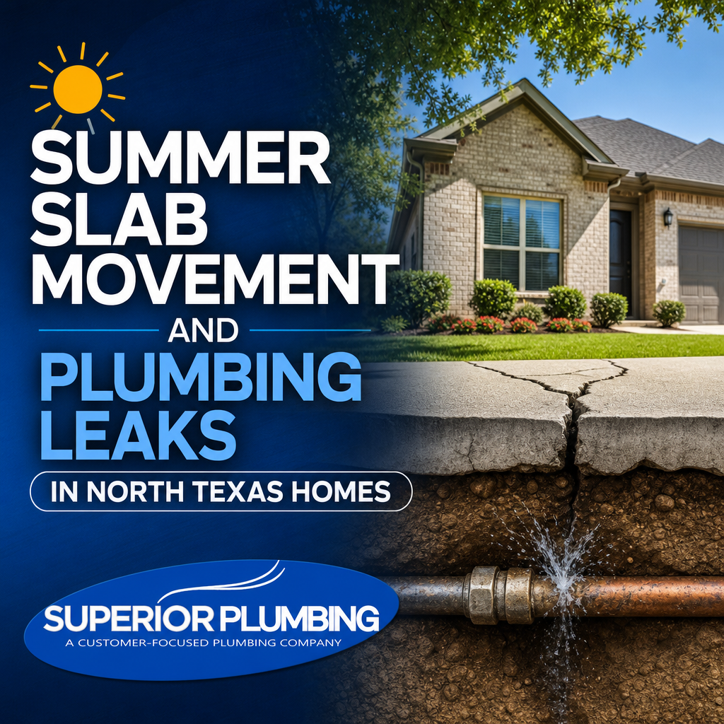 Summer Slab Movement And Plumbing Leaks In North Texas Homes