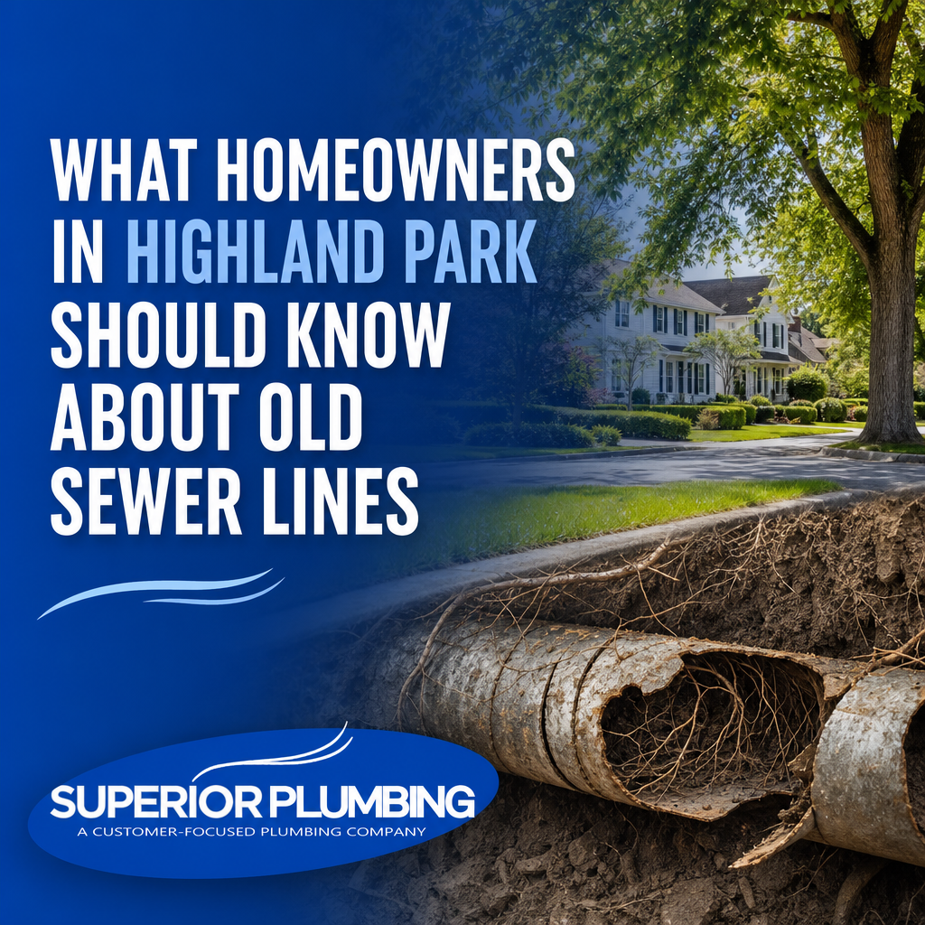 What Homeowners In Highland Park Should Know About Old Sewer Lines