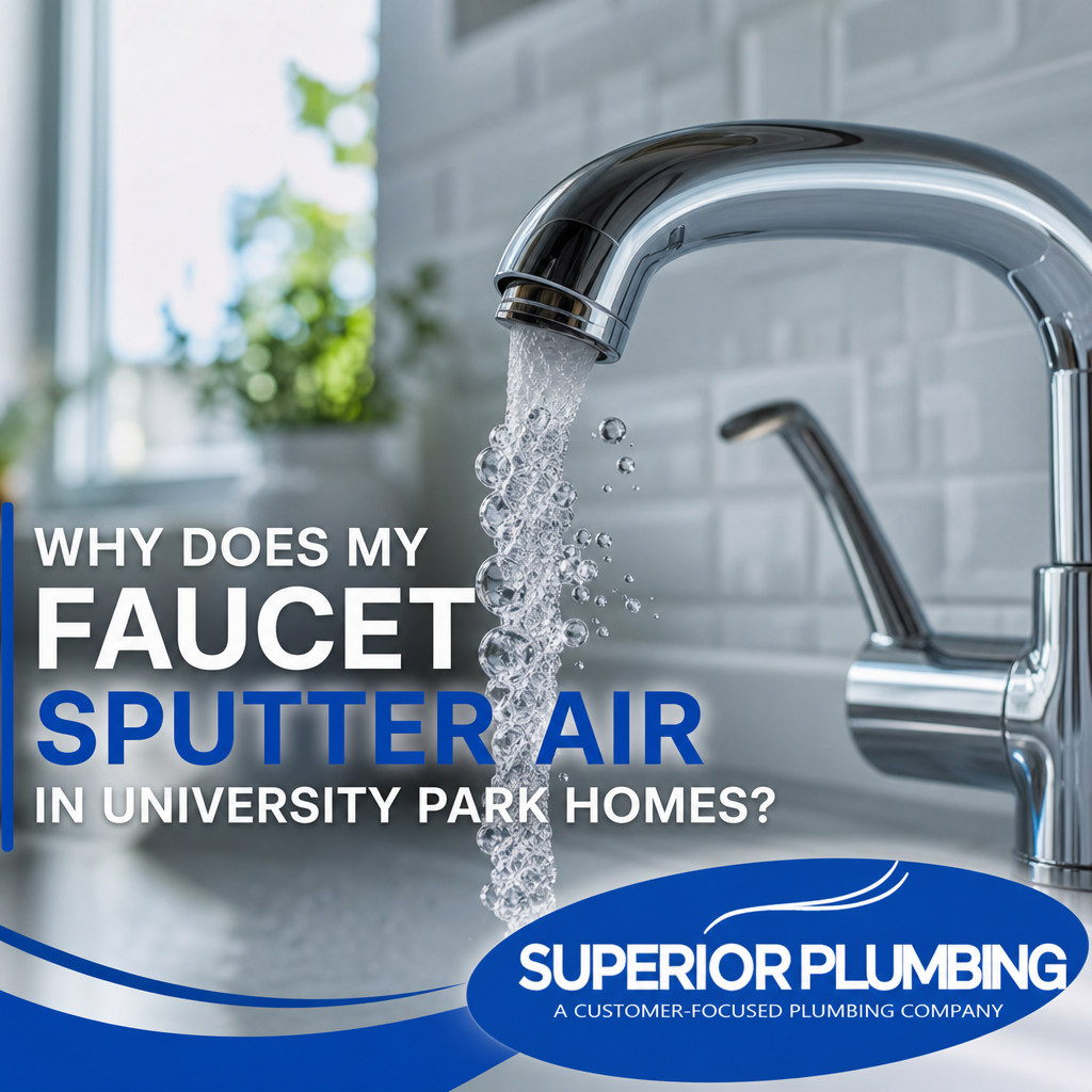 Why Does My Faucet Sputter Air In University Park Homes